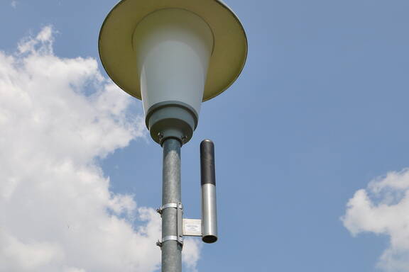 Funkantenne an Kandelaber