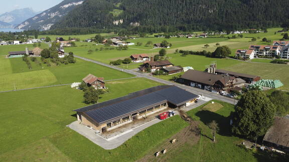 PV-Grossanlage an der Seestrasse in Unterseen 
