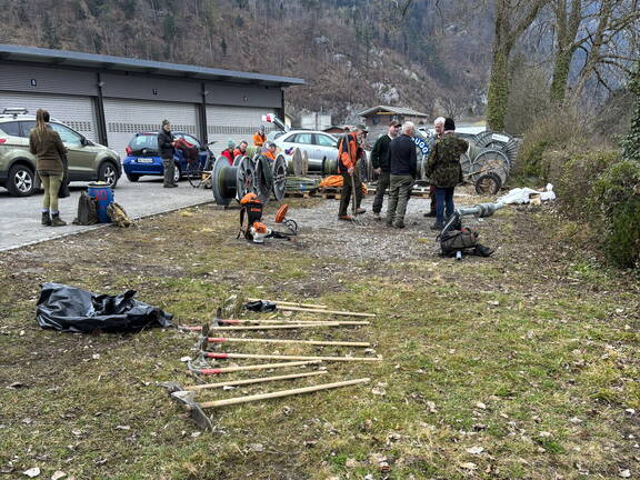 Organisation auf dem IBI-Areal