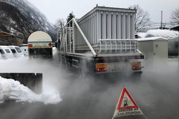 LNG-Einspeisung ins lokale Gasnetz