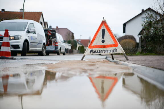 Wasserrohrbruch