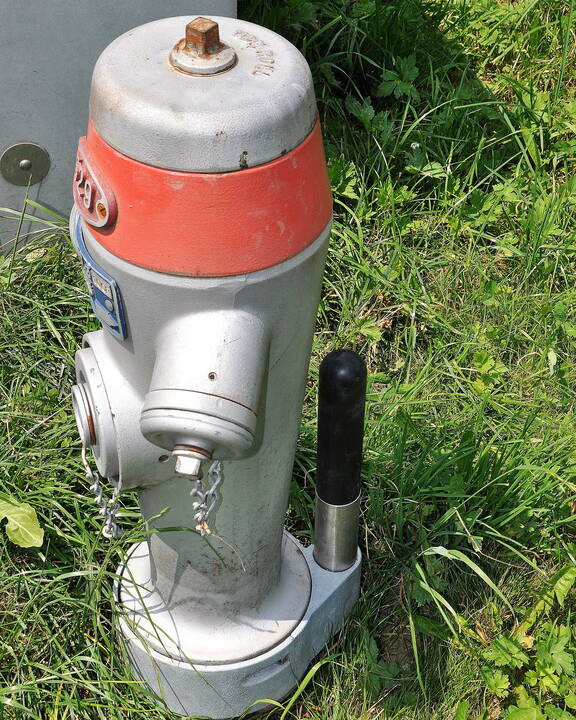 Hydrant mit Funkantenne