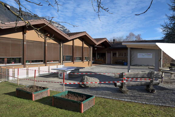 Zoom: Das Zentrum Mittengraben in Interlaken.

