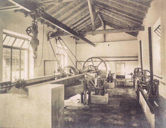 Maschinenhalle ab 1910
